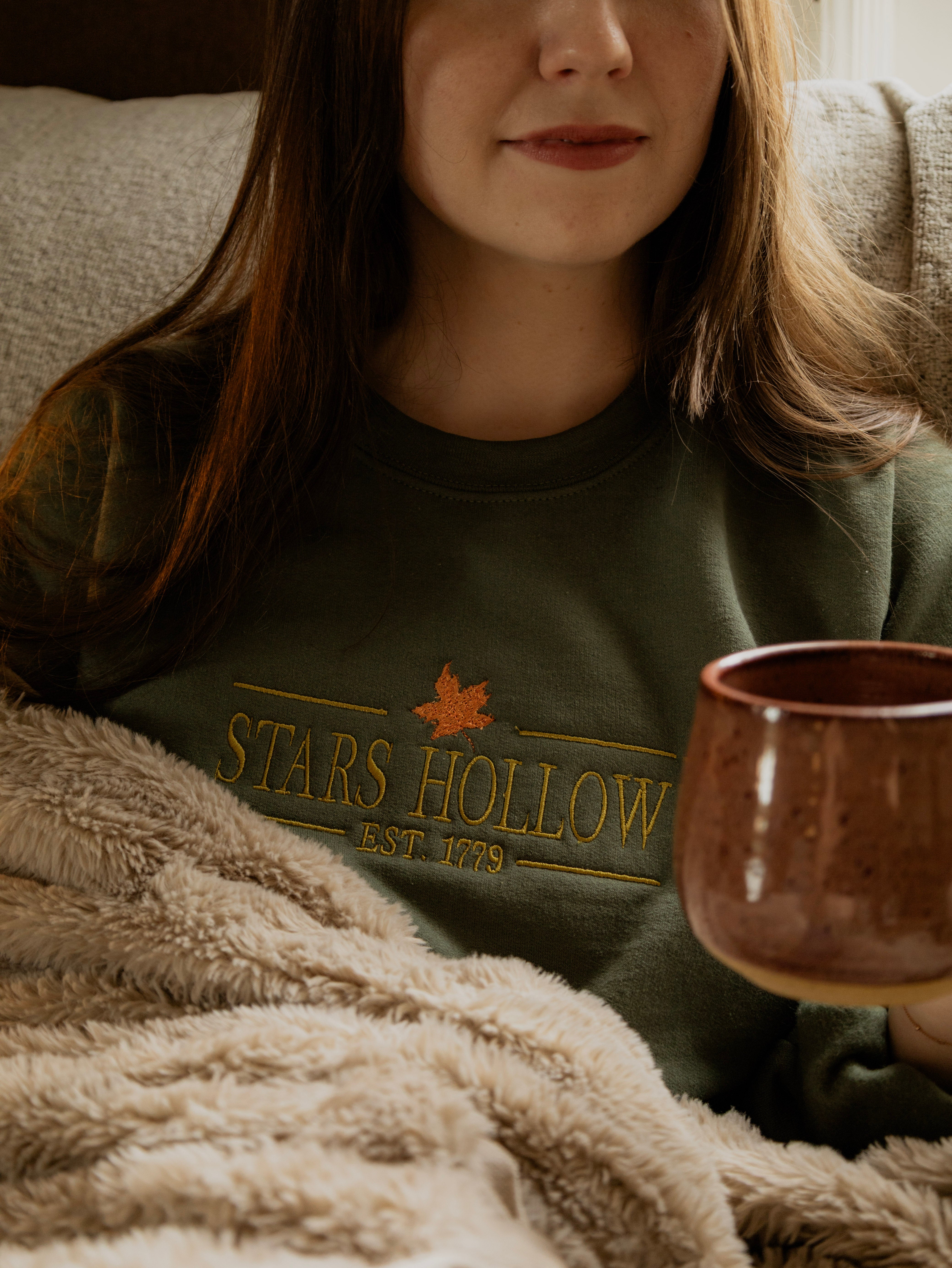 Stars Hollow Embroidered Sweatshirt