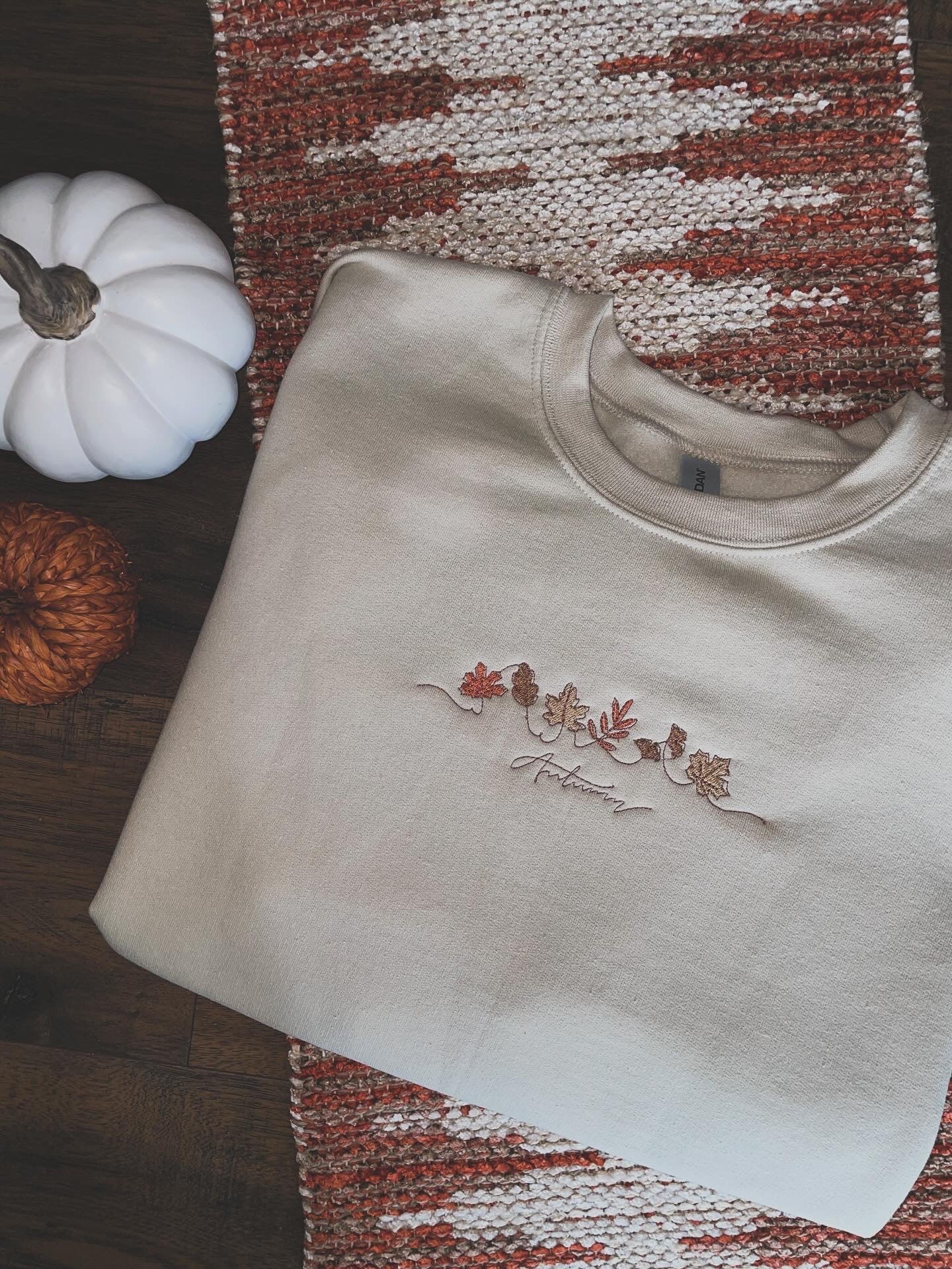 Autumn Embroidered Sweatshirt