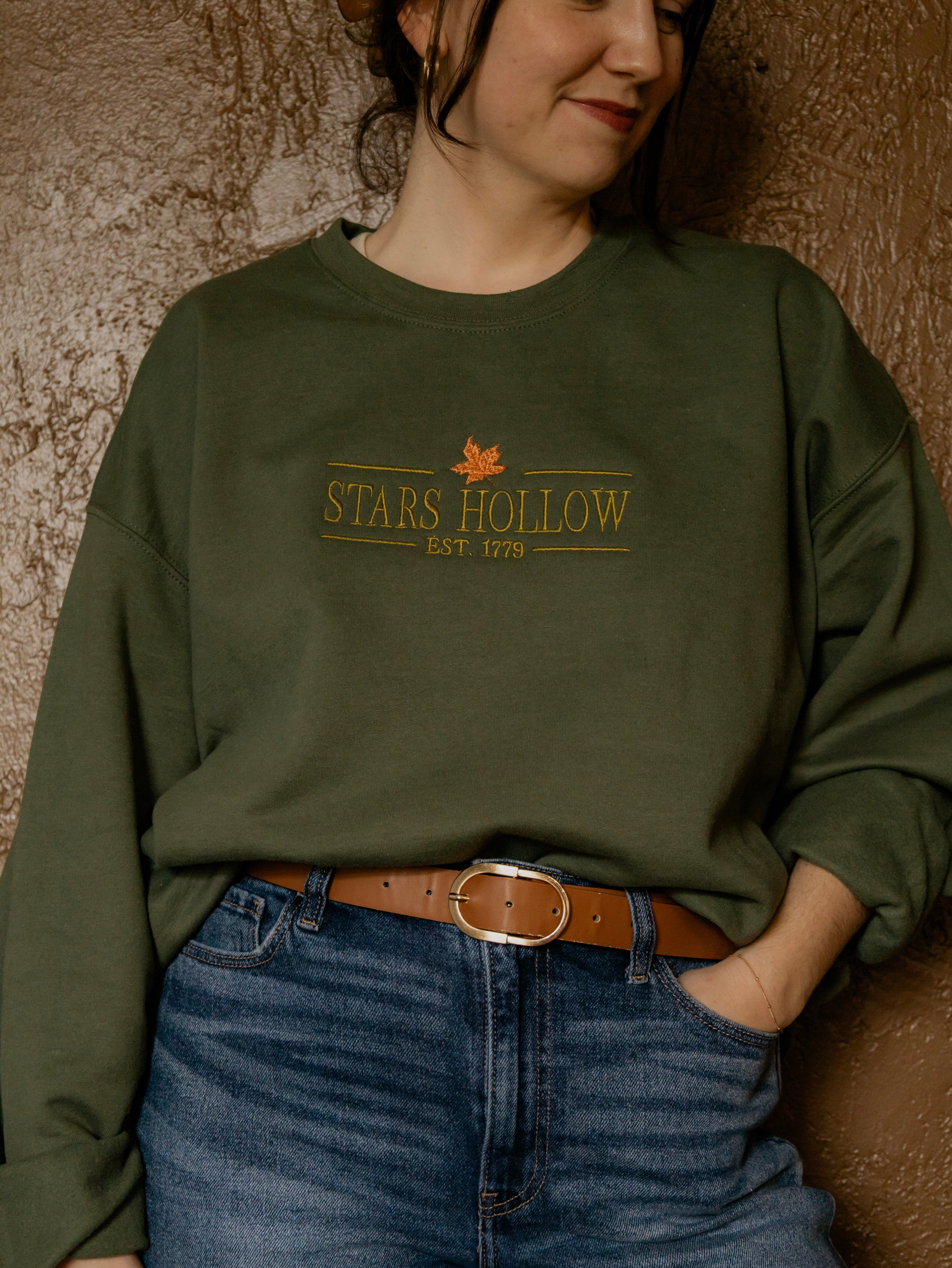 Stars Hollow Embroidered Sweatshirt