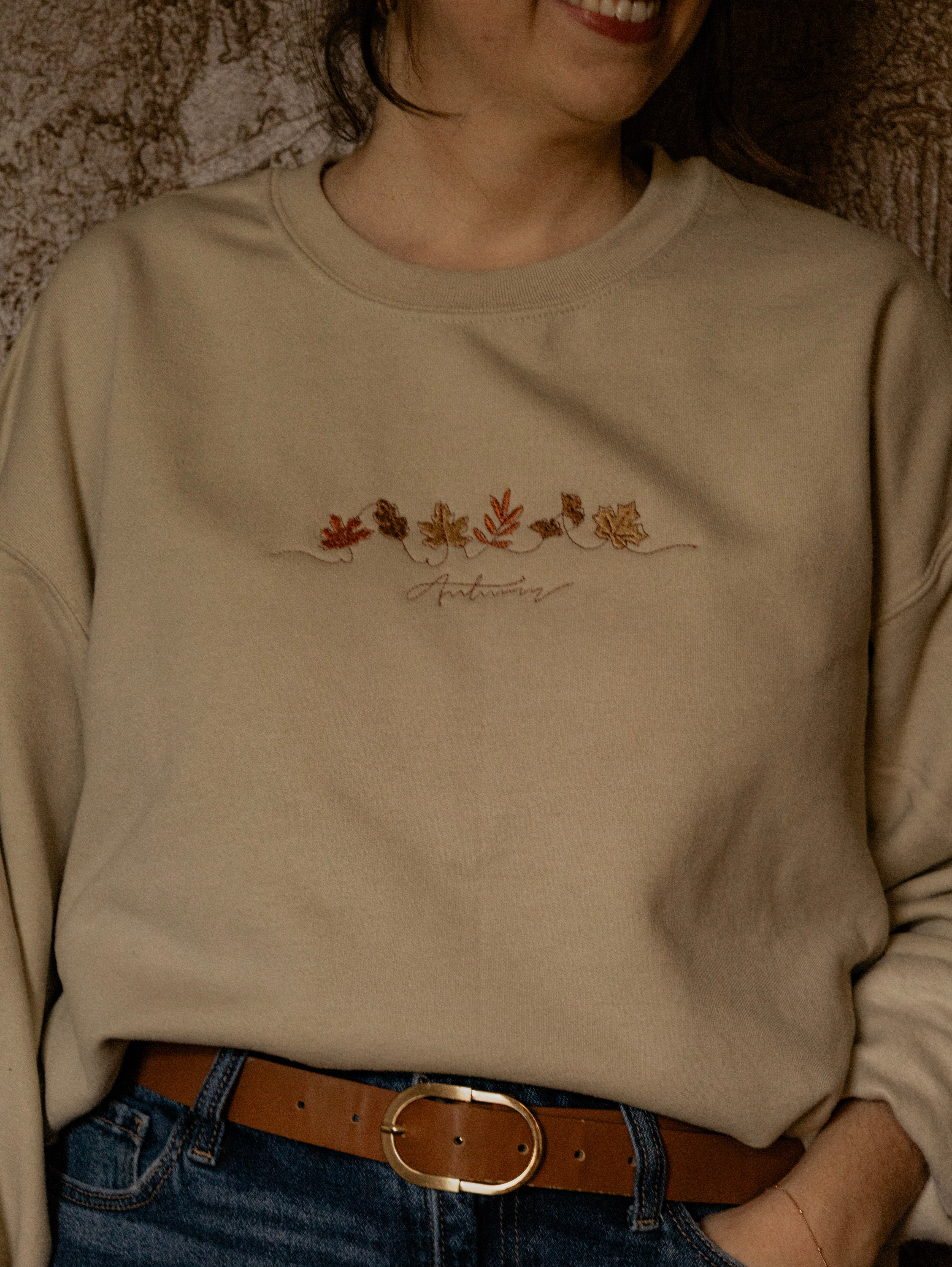Autumn Embroidered Sweatshirt