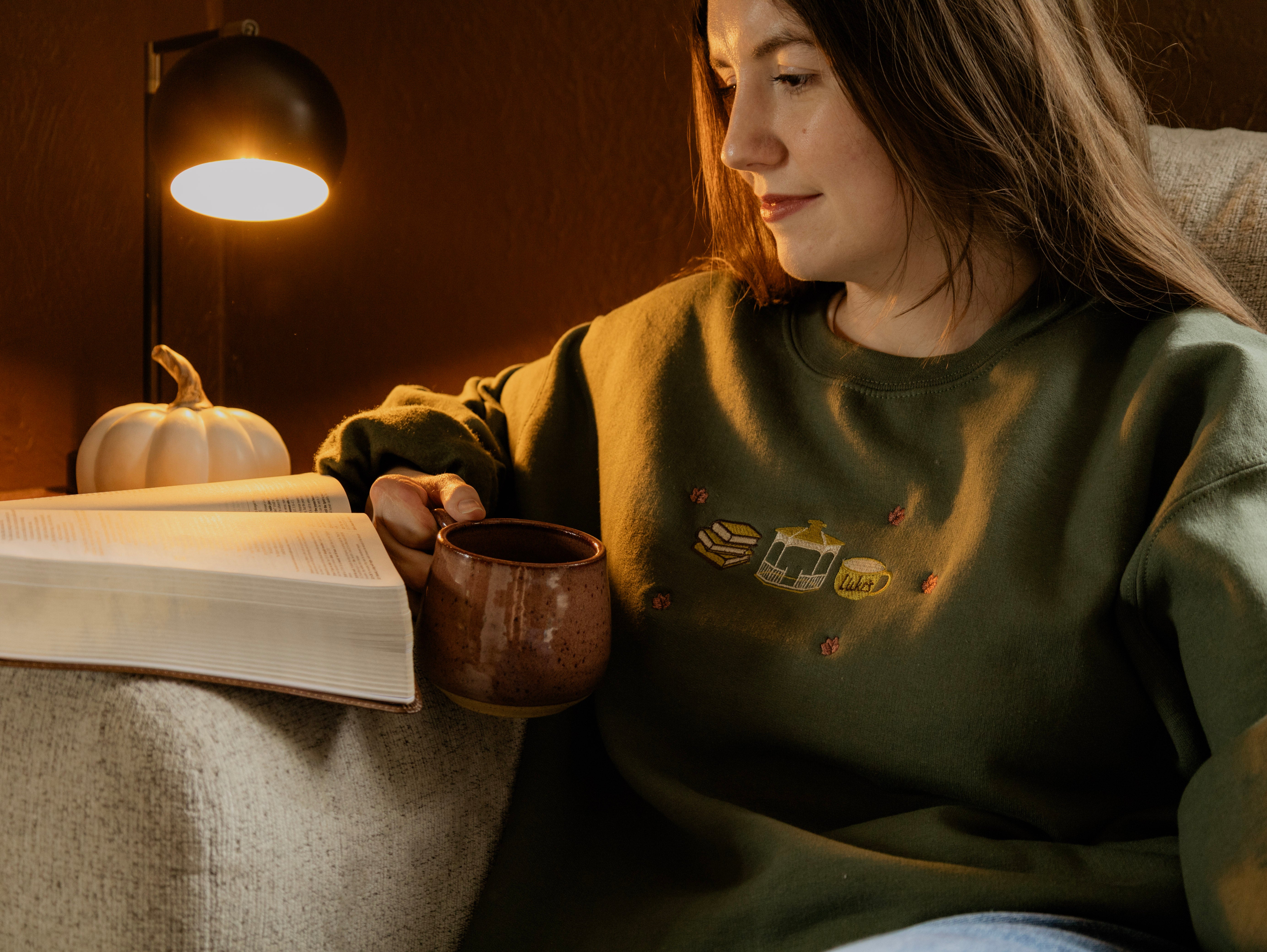 Gilmore Girls Fall Embroidered Sweatshirt