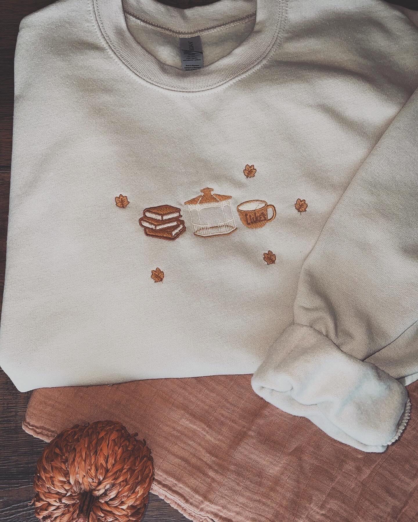 Gilmore Girls Fall Embroidered Sweatshirt