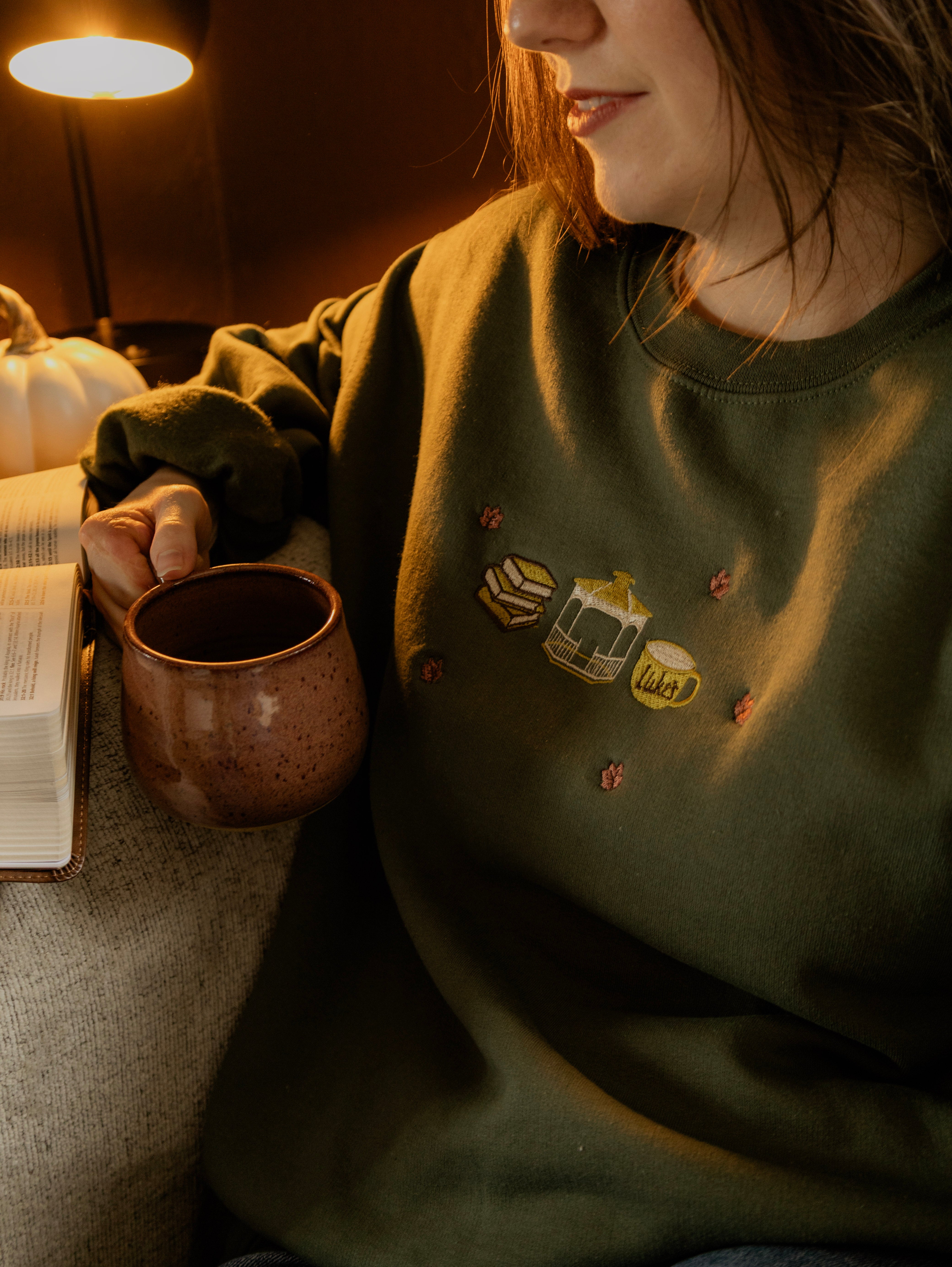 Gilmore Girls Fall Embroidered Sweatshirt