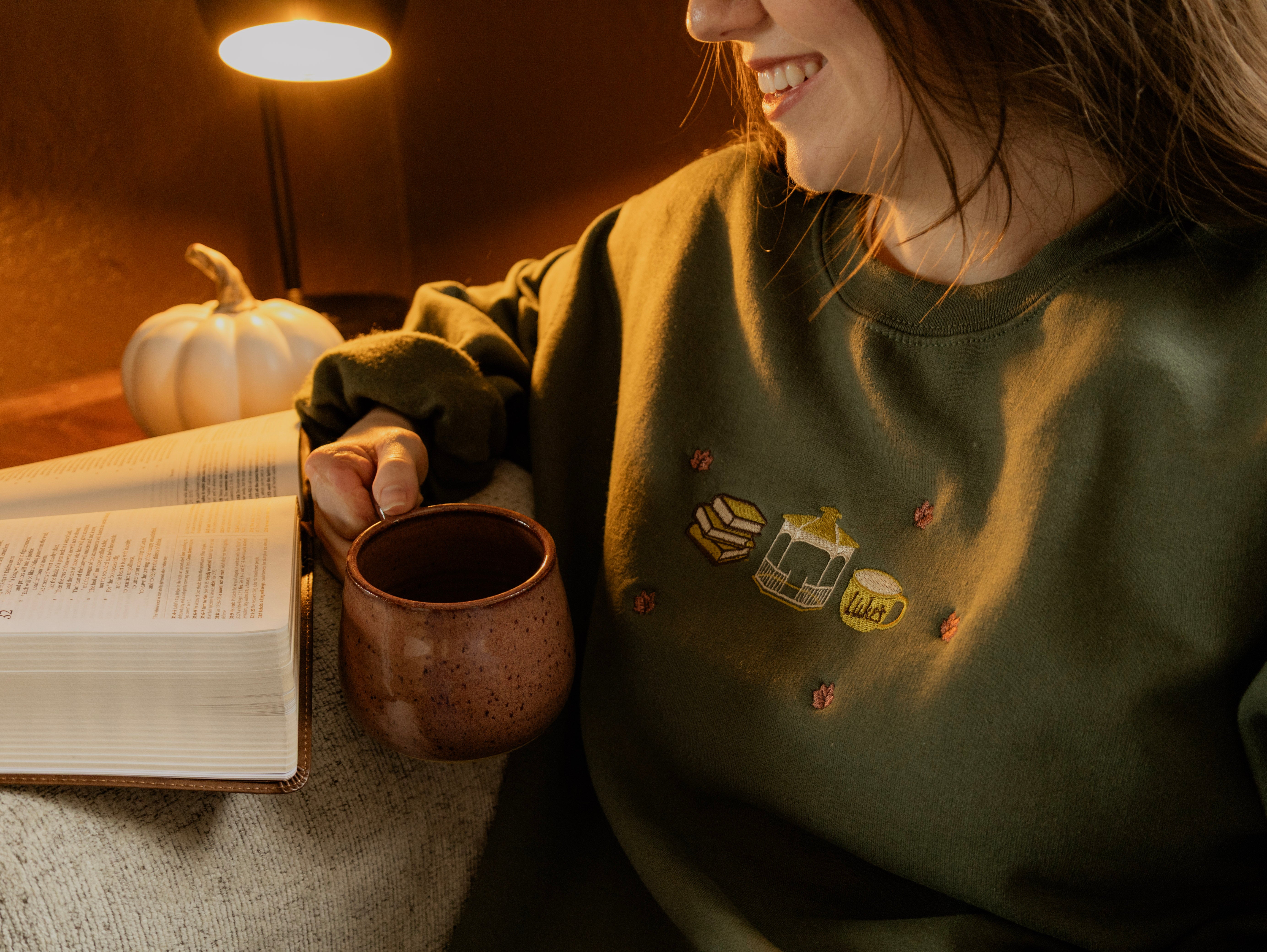 Gilmore Girls Fall Embroidered Sweatshirt
