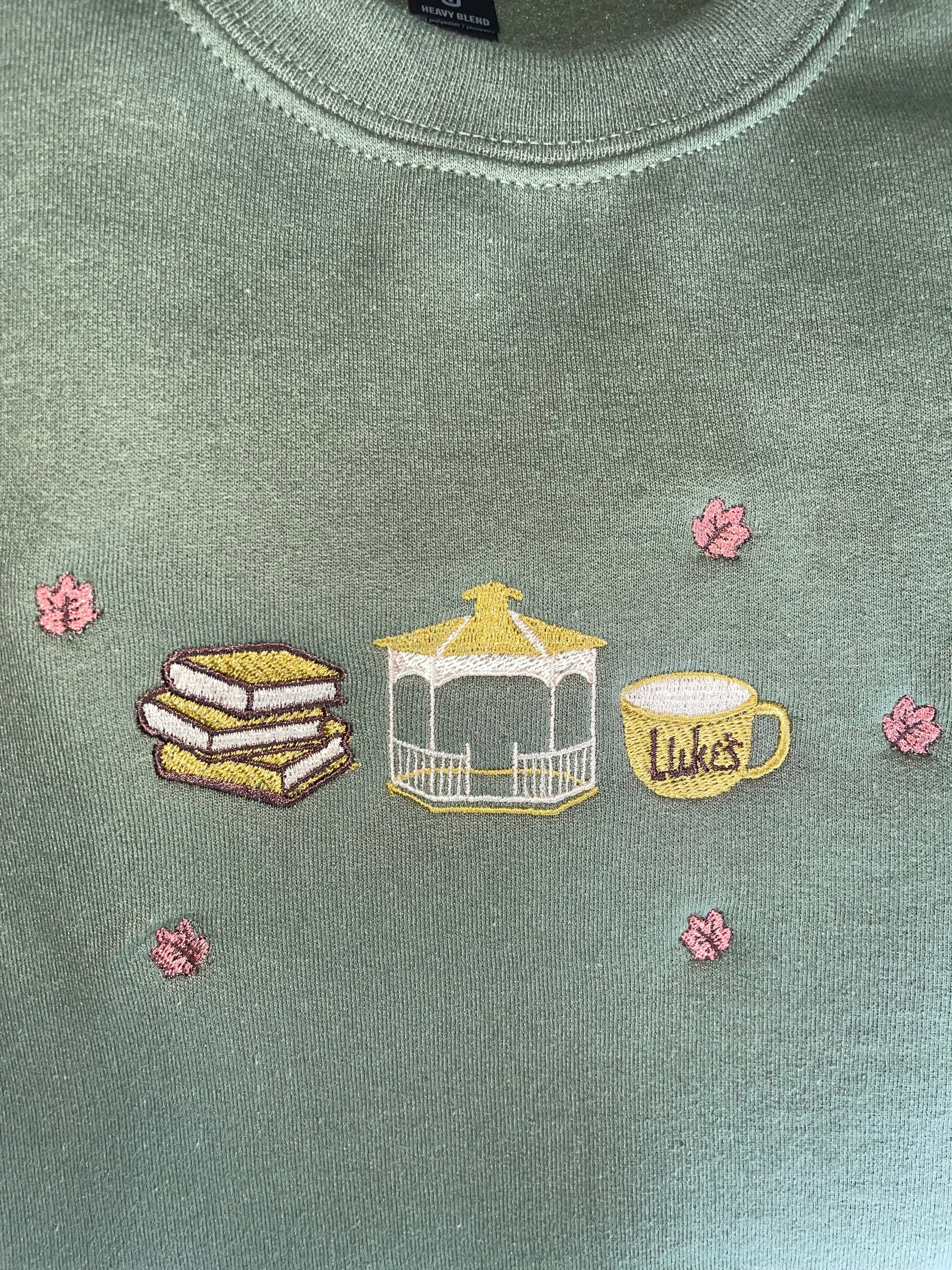 Gilmore Girls Fall Embroidered Sweatshirt