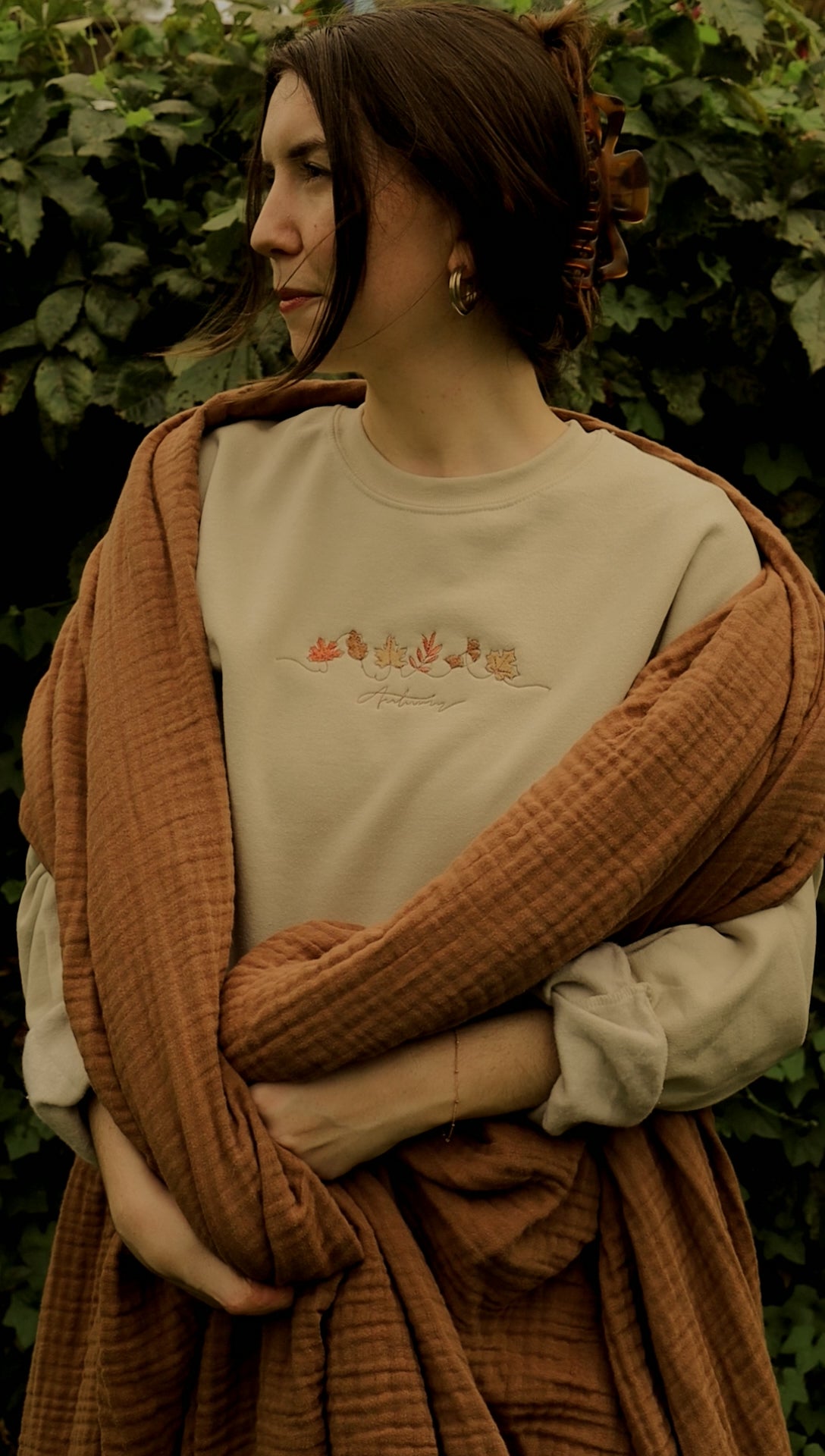 Autumn Embroidered Sweatshirt