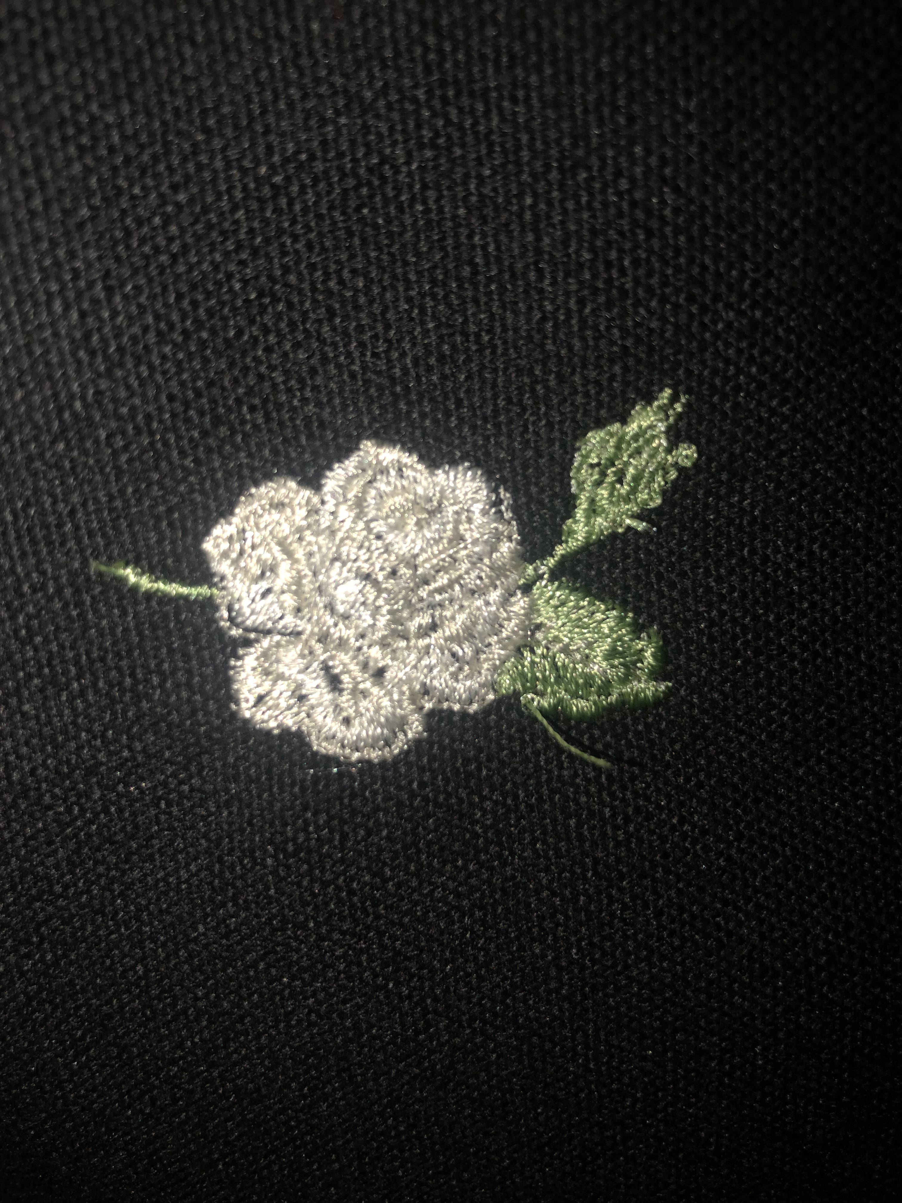 Rose - Black Travel Bag (Custom Rose colors available )